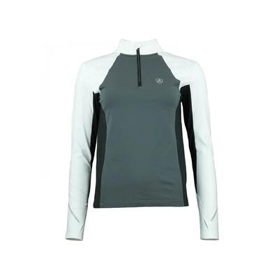 Dames t-shirt 1st skin met ritssluiting peak mountain