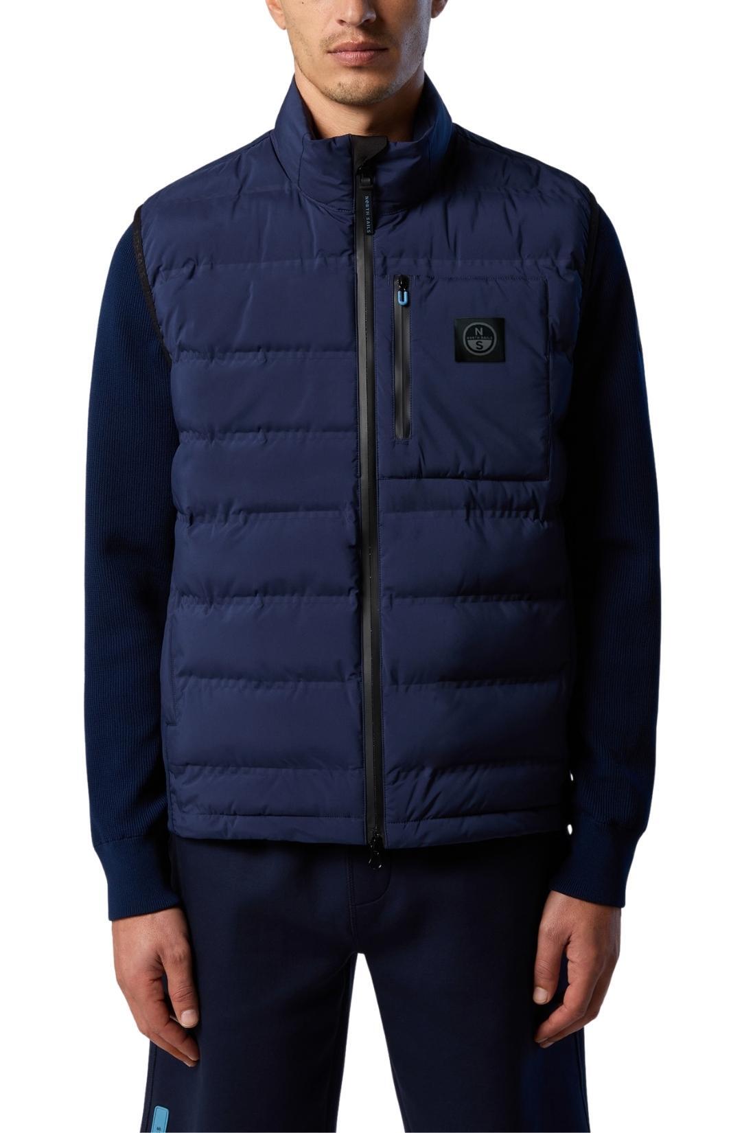Giubbotto smanicato uomo waterproof con logo 3/4