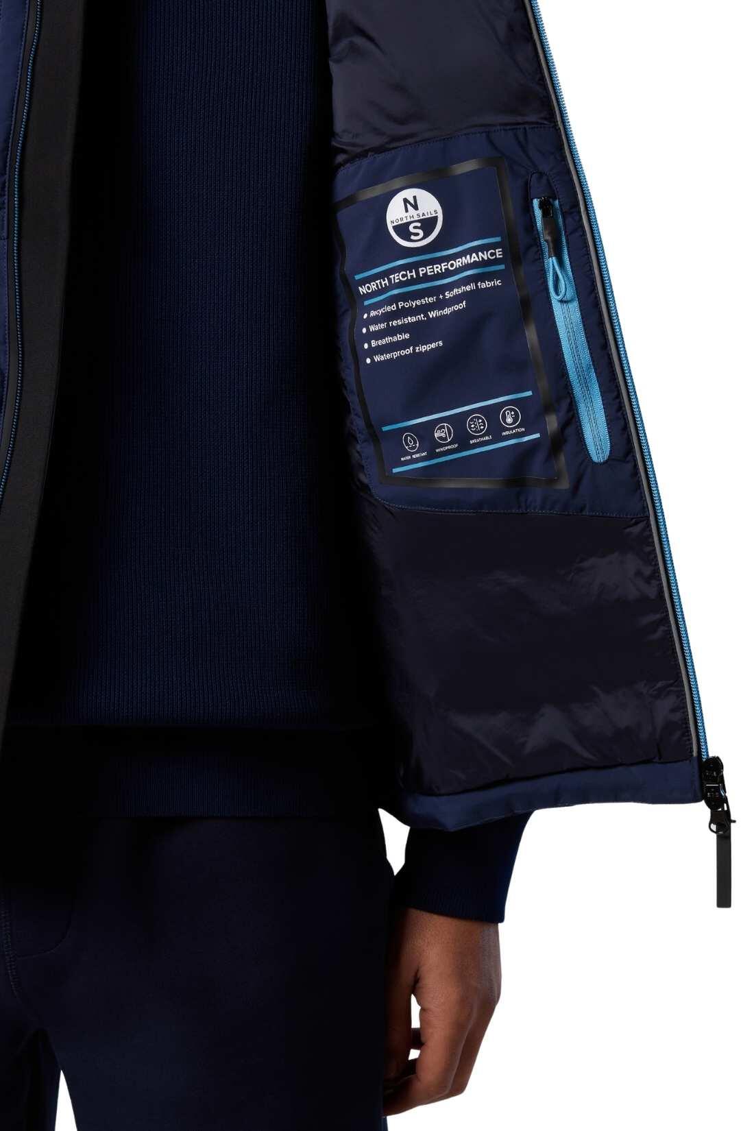 Giubbotto smanicato uomo waterproof con logo 2/4