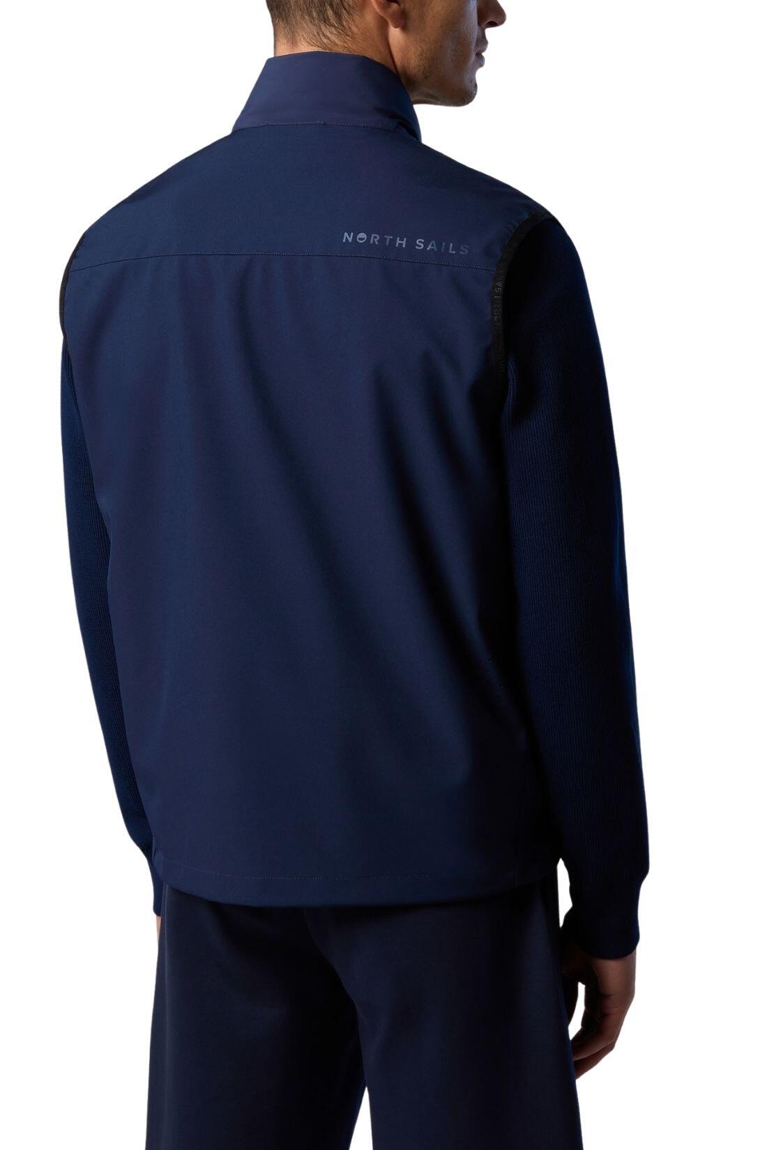 Giubbotto smanicato uomo waterproof con logo 4/4