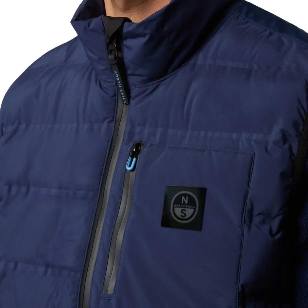 NORTH SAILS - Giubbotto smanicato uomo waterproof con logo  - Taglia M