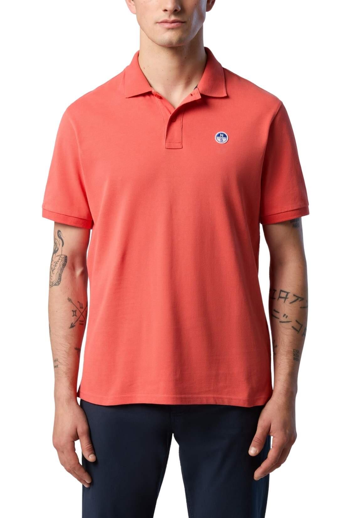 Polo uomo con patch logo 2/3