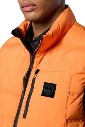 Veste sans manches imperméable - Homme - 100% polyester - Orange