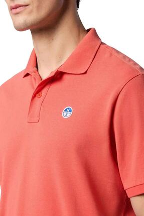 Polo homme - manches courtes - coupe regular - salmon pink