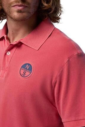 Polo homme - Sportswear - Polo manches courtes - Coupe regular - Rose