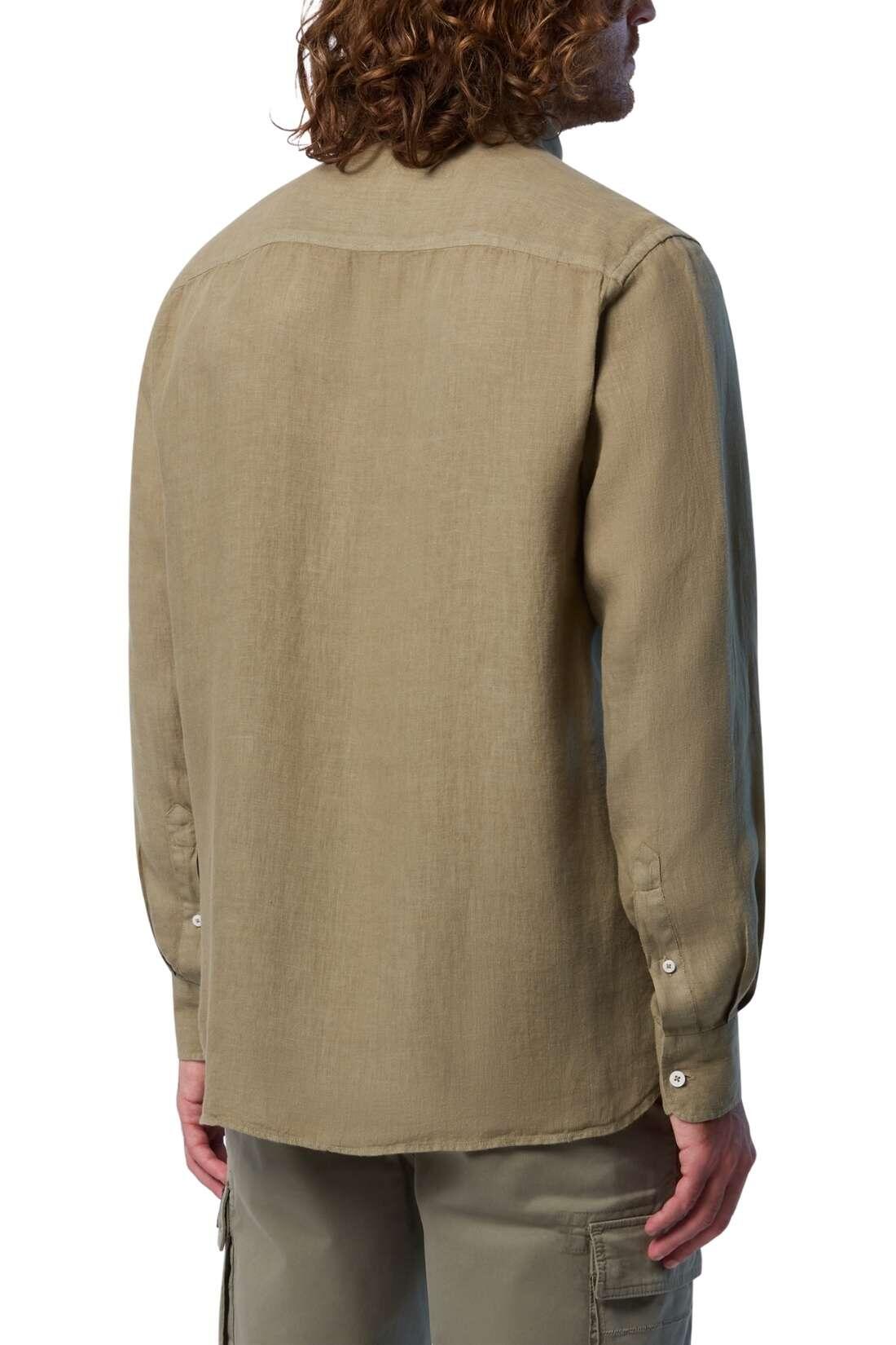 Camicia di lino uomo button-down 3/3