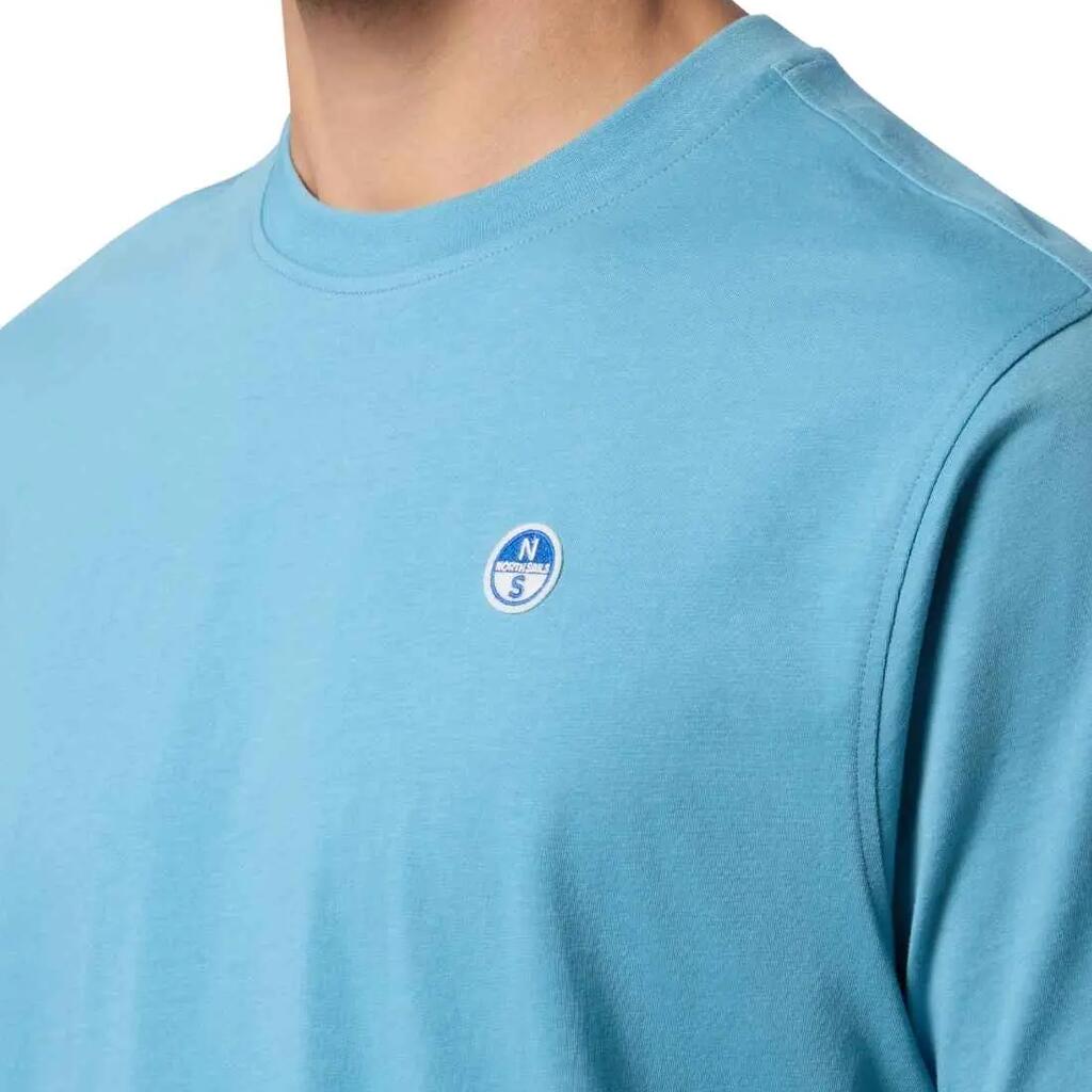 NORTH SAILS - T-shirt uomo regular con logo  - Taglia 4XL