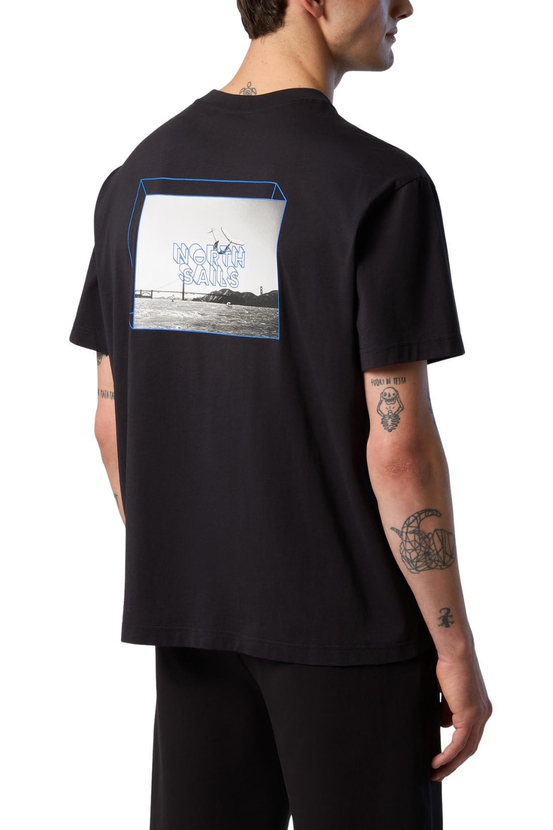 T-shirt uomo con stampa sul retro 2/3