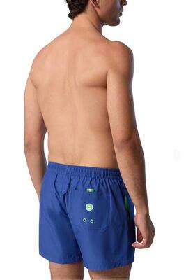 Shorts mare uomo con logo lineare