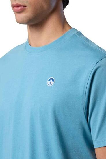 T-shirt - Sportswear - Homme - Regular fit, logo - Bleu clair