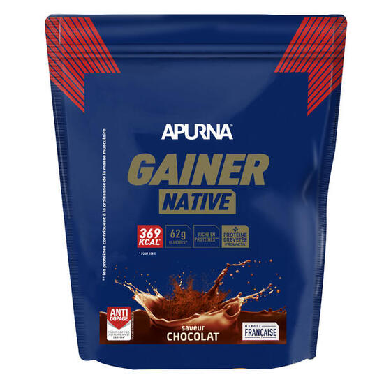 Protéine chocolat Apurna Gainer Native Doypack