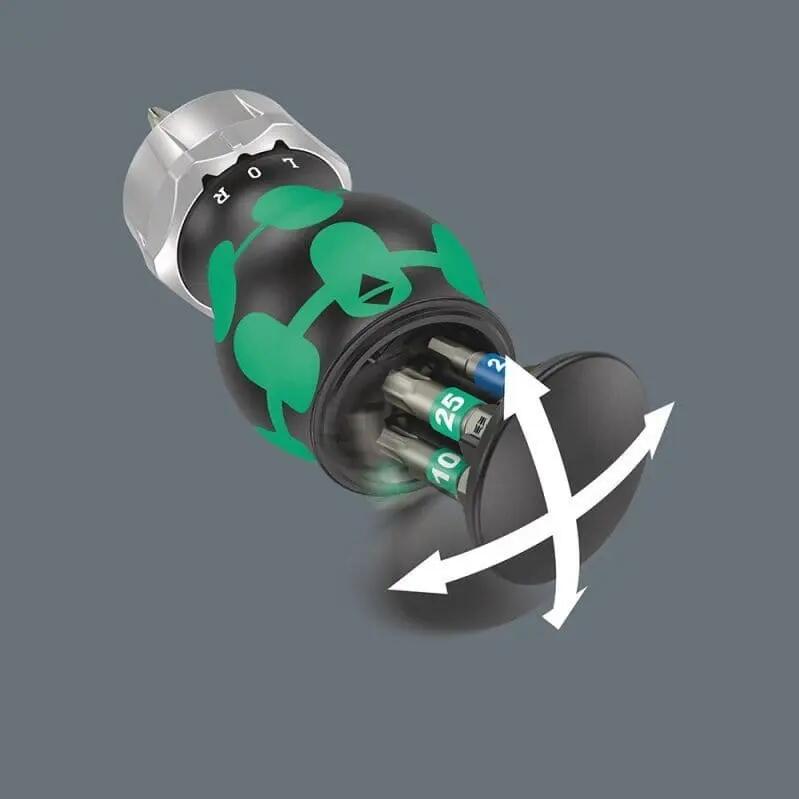 Cacciavite con porta-bits in acciaio inox Wera (x5) 3/7