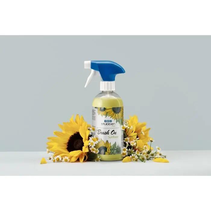 Districante per cavalli Stübben Brush On Sunflower 2/7