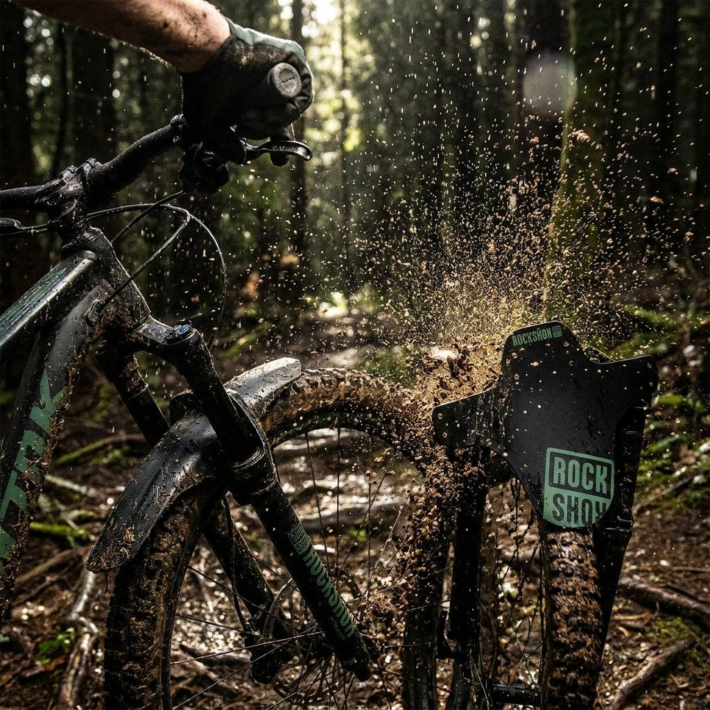RockShox Clip-on Vorderrad-Schutzblech schwarz / forest green 2/2