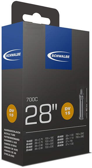 Schwalbe Innenrohr DV15 28 Zoll für Rennrad 18 25-622 2/4