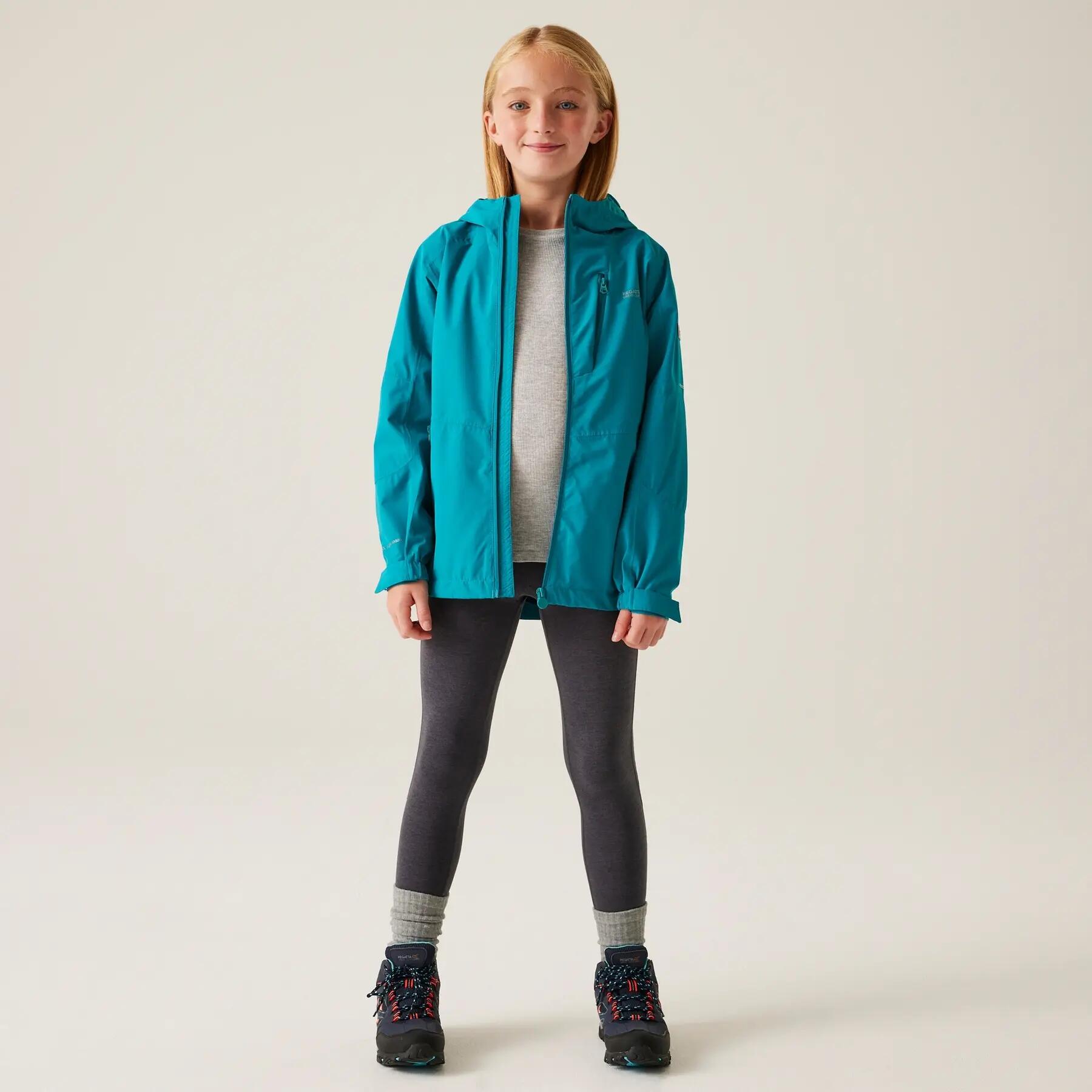 Regenjacke mit Kapuze für Kinder Regatta Calderdale III 3/7