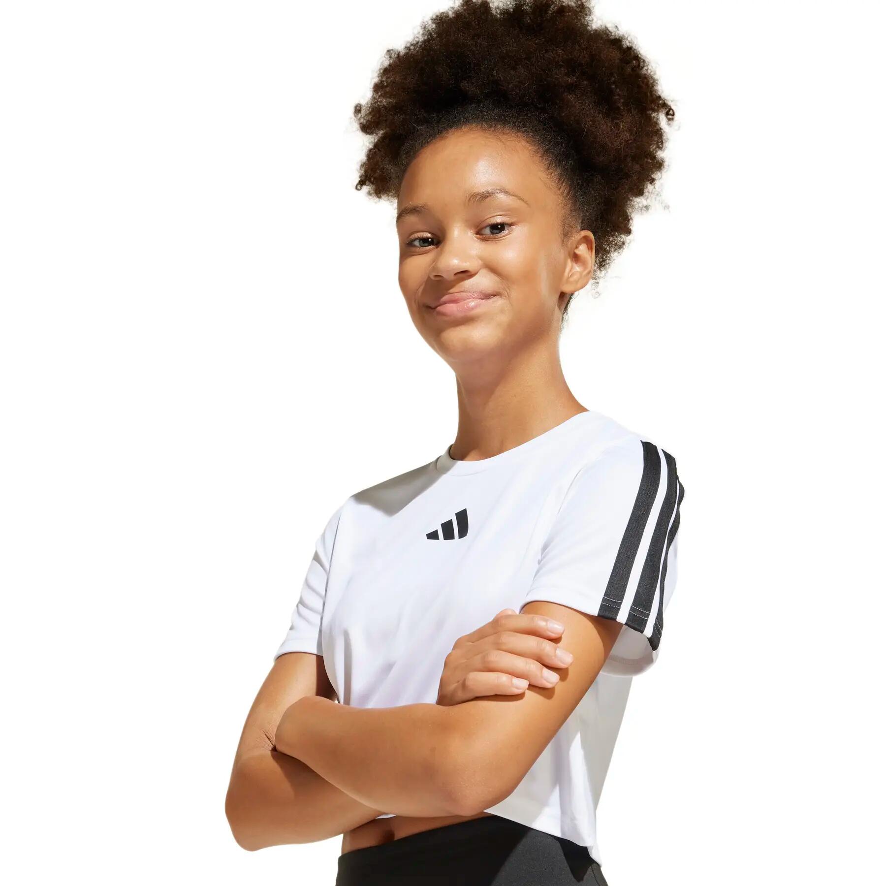 Conjunto de treino 3 riscas menina adidas Train Essentials 7/7