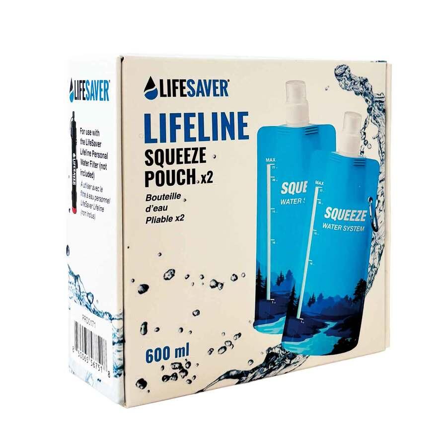 LifeSaver Lifeline Squeeze Pouch – 1L Lightweight Water Reservoir 2/4