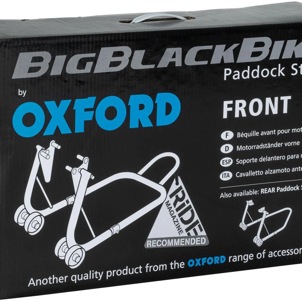 OXFORD Big Black front mounting stand - universal 32 mm steel, 200 kg capacity
