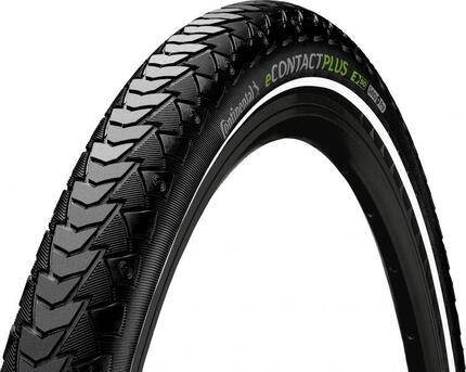 Continental Reifen eContact Plus 28x2.20 Zoll 55-622 schwarz Reflex E50 Draht...