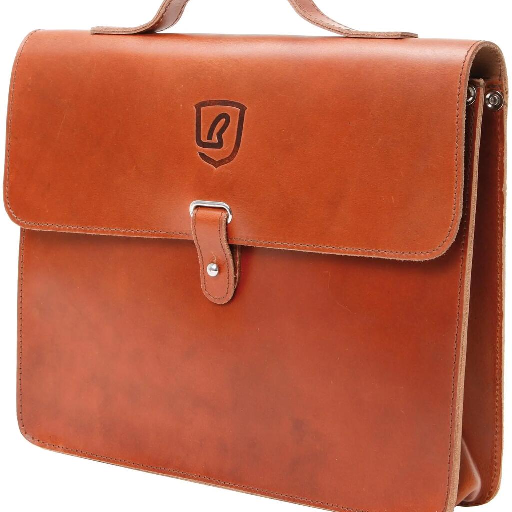 BRAVE CLASSIC leather frame bag 8 L
