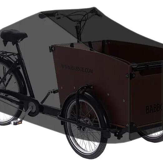DS Cargo Bike Cover for 3-Wheel Cargo Bikes - Gray