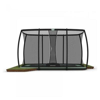 Trampolino Ultim Champion ECO FlatGround 410 + Rete Sic. DLX XL