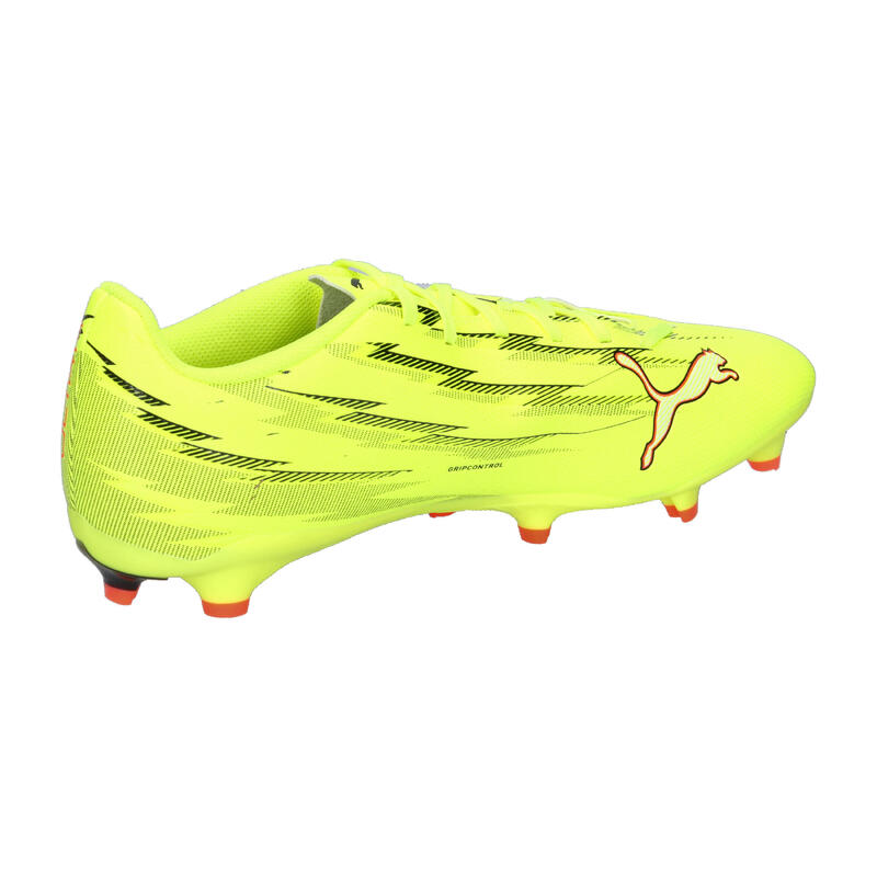 Ghete fotbal talpă cu crampoane, material ușor Ultra 6 Play FG/AG, galben neon