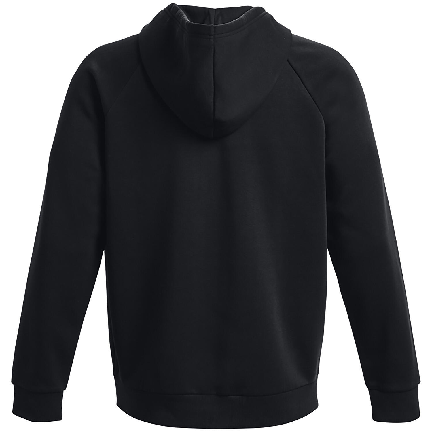 Kap Under Armour UA Rival Fleece FZ, Zwart, Mannen 2/6