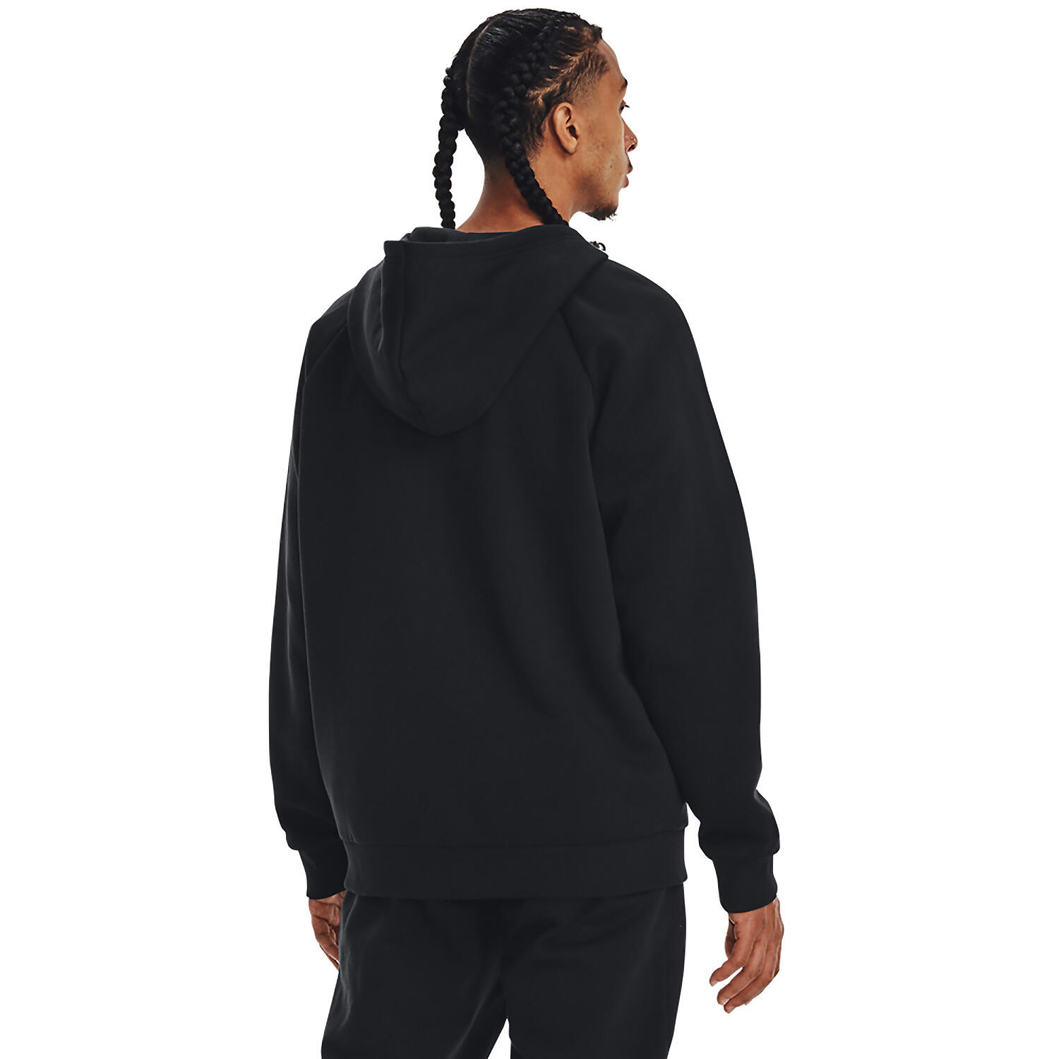 Kap Under Armour UA Rival Fleece FZ, Zwart, Mannen 4/6