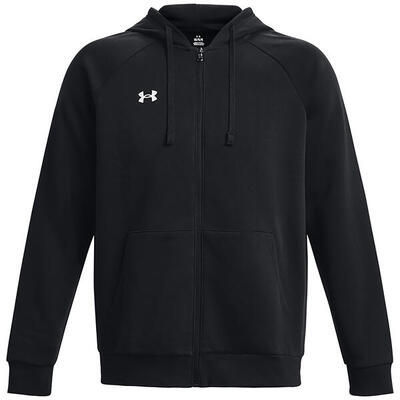 Fleece hoodie met volledige rits under armour rival