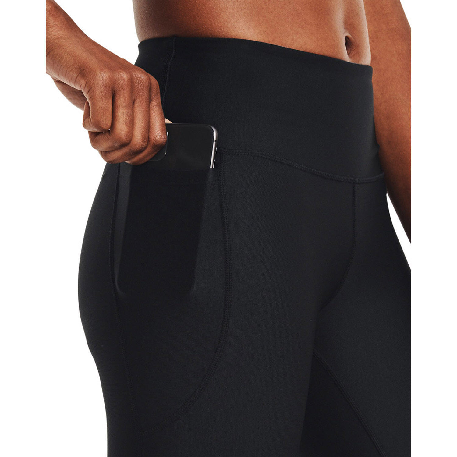 Polainas Under Armour HeatGear HiRise Leg NS, Negro, Mujer 3/7