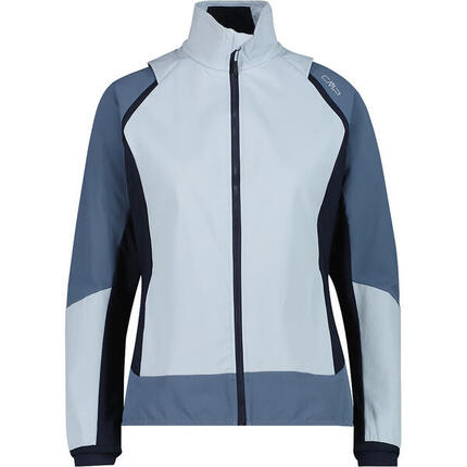 Damen Funktionsjacke WOMAN JACKET HYBRID WITH DETACHABLE