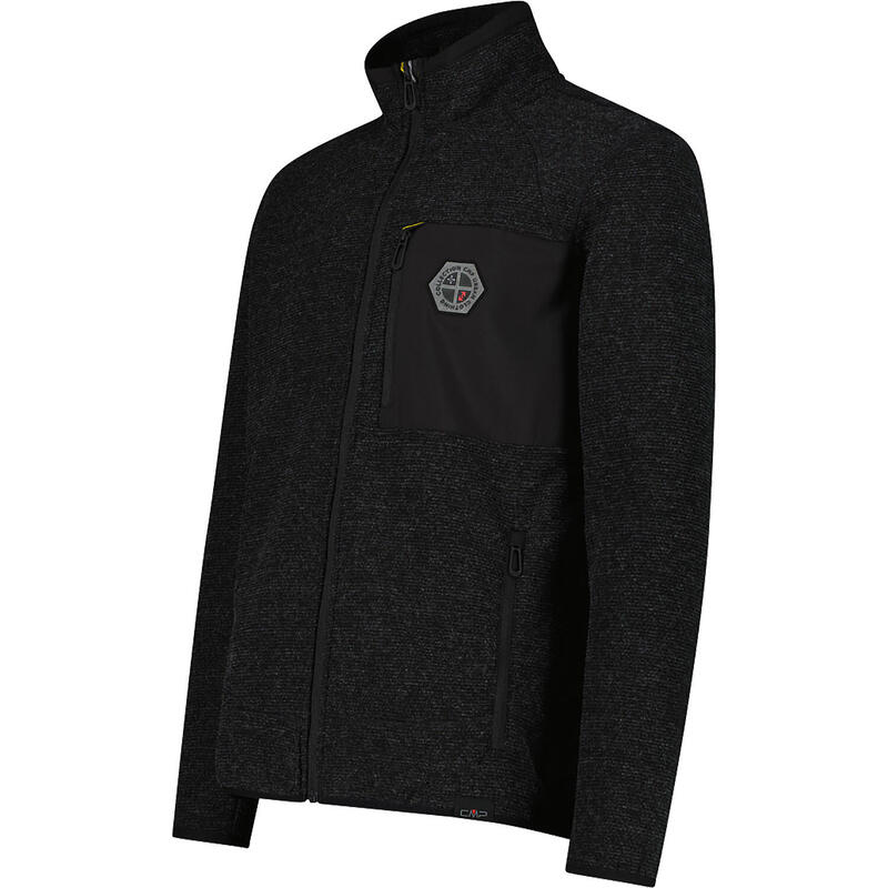 Bluza polar bărbați CMP 35H3907 Melange tricotată