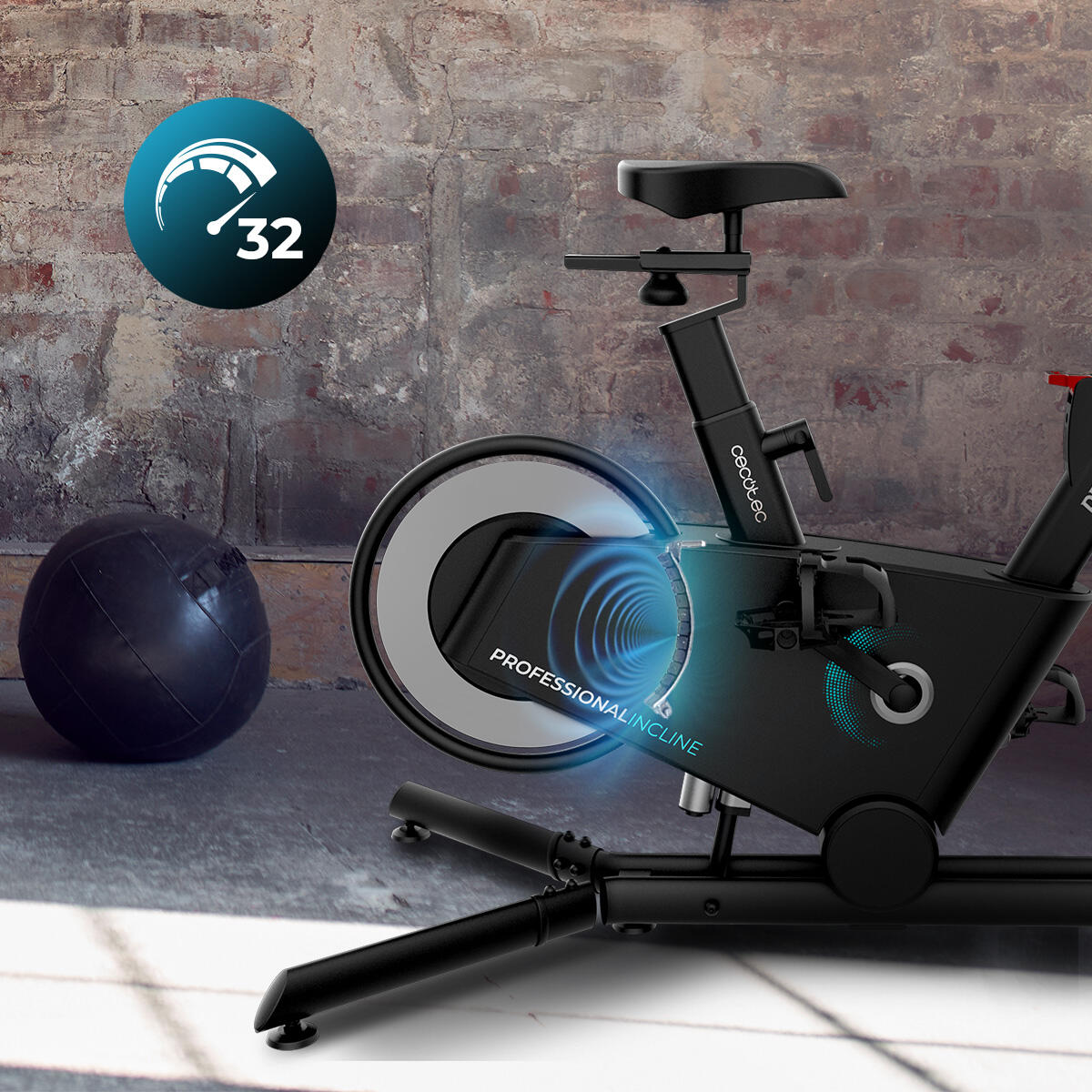 Cecotec Cyclette DrumFit Indoor Professional Incline 6/7