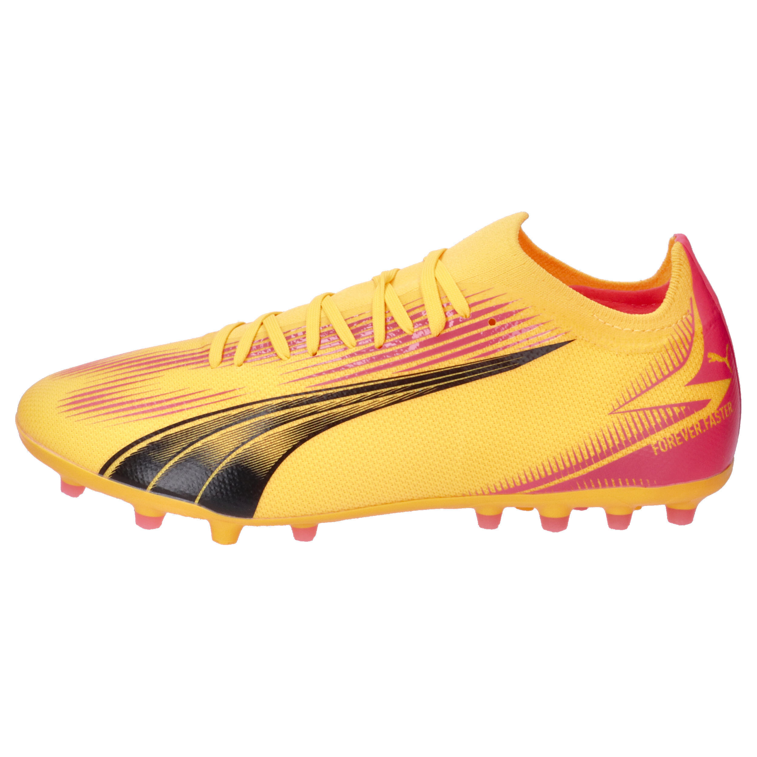 Botas de Futebol Masculinas Puma Ultra Match MG Laranja 10/15