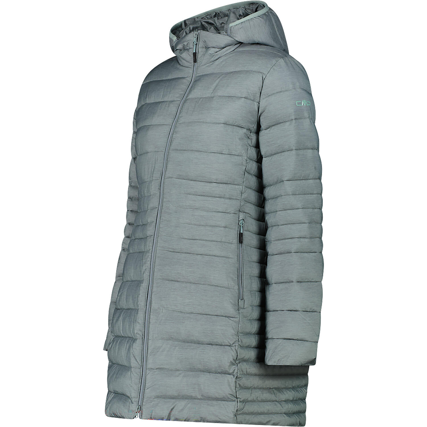 Doudoune long à capuche zippée Sorona Aura femme CMP 3/5