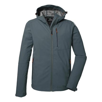 Killtec Softshelljacke Herren Wasserabweisend mit Kapuze leicht