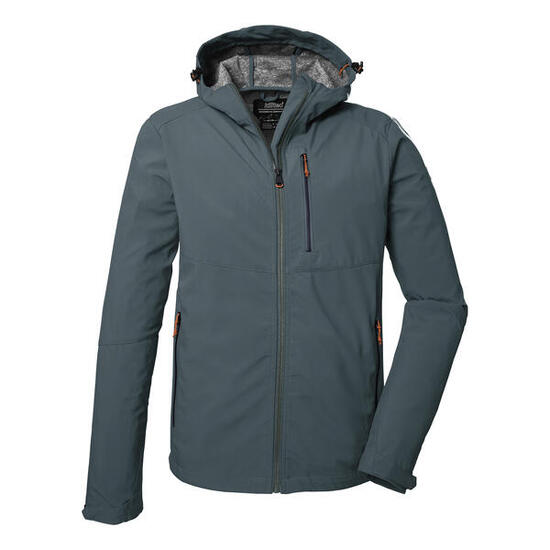 Killtec Softshelljacke Herren Wasserabweisend mit Kapuze leicht