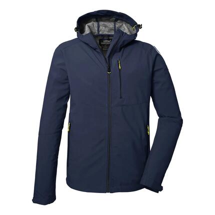 Killtec Softshelljacke Herren Wasserabweisend mit Kapuze leicht