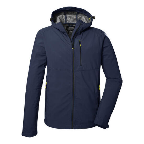 Killtec Softshelljacke Herren Wasserabweisend mit Kapuze leicht