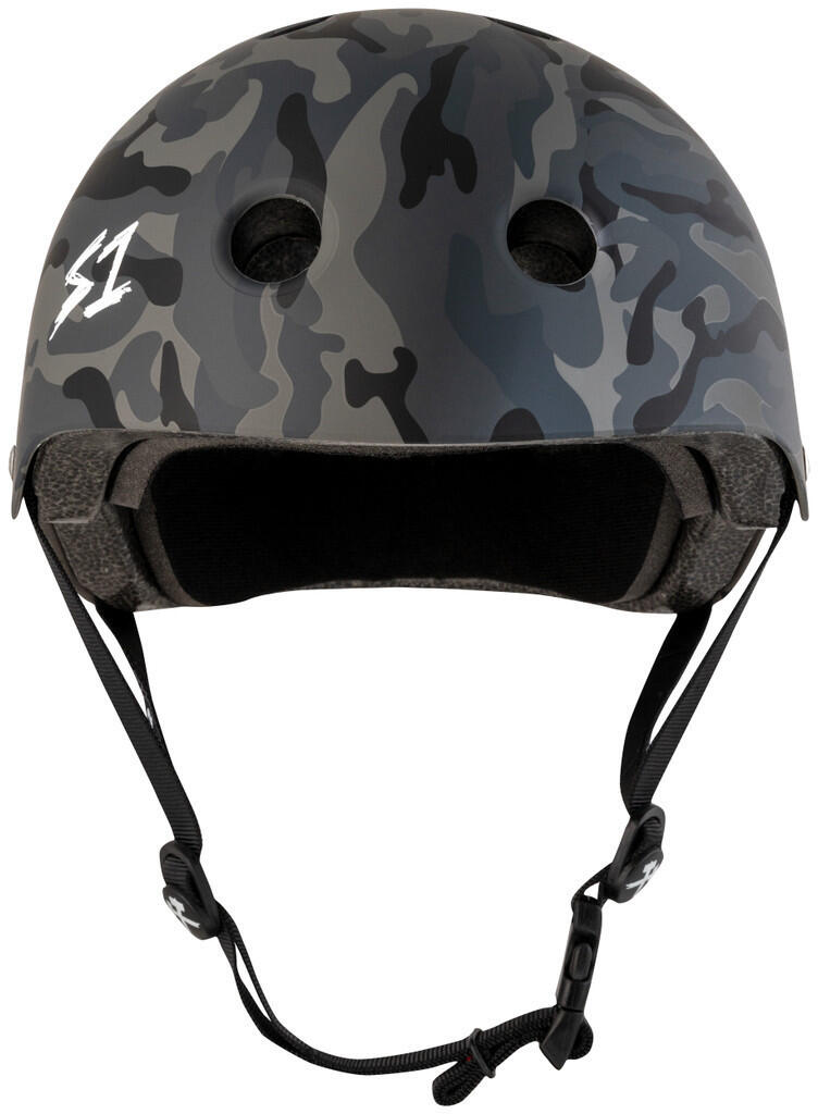 Schutz | S-One Rettungshelm | Mattschwarzes Camo | Größe M | S-Eins 6/6