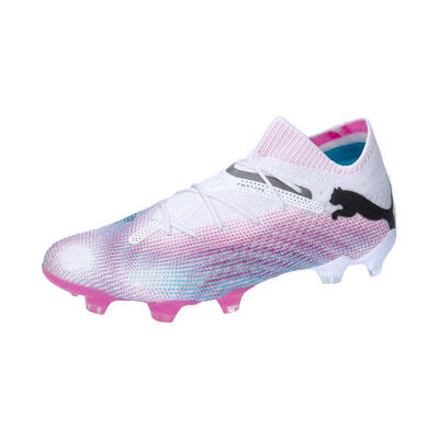 Future 7 ultimate fg/ag voetbalschoenen puma white black poison pink