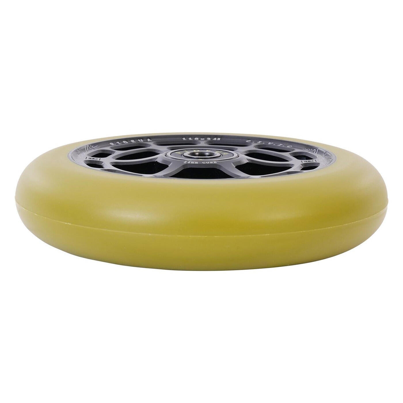 URBANARTT Roue Civic 110x24mm Noir Vert Militaire [x2] 3/6