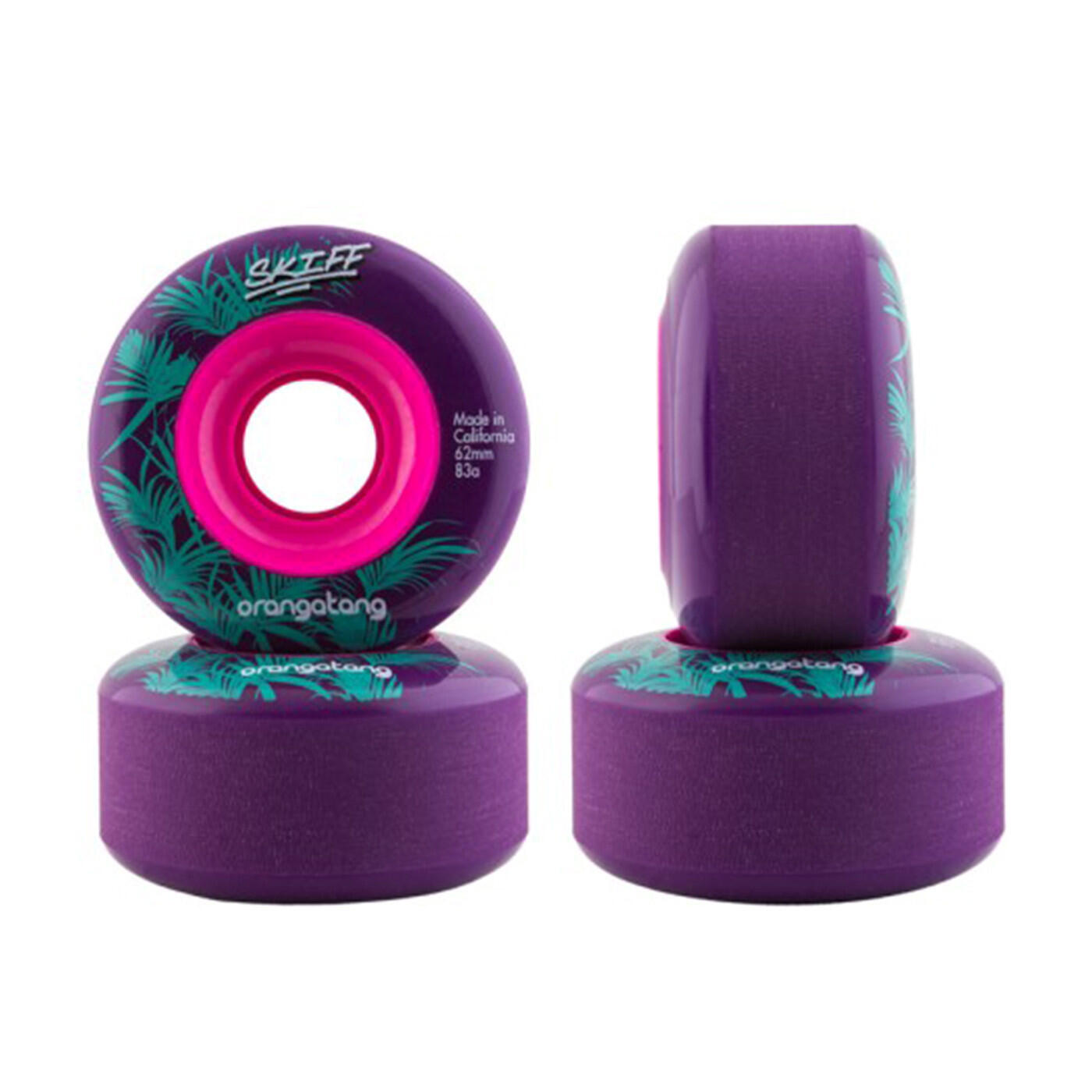 Skateboard-Rollen - Sk8 - Skiff - 62 mm 83a - Orangatang 3/5