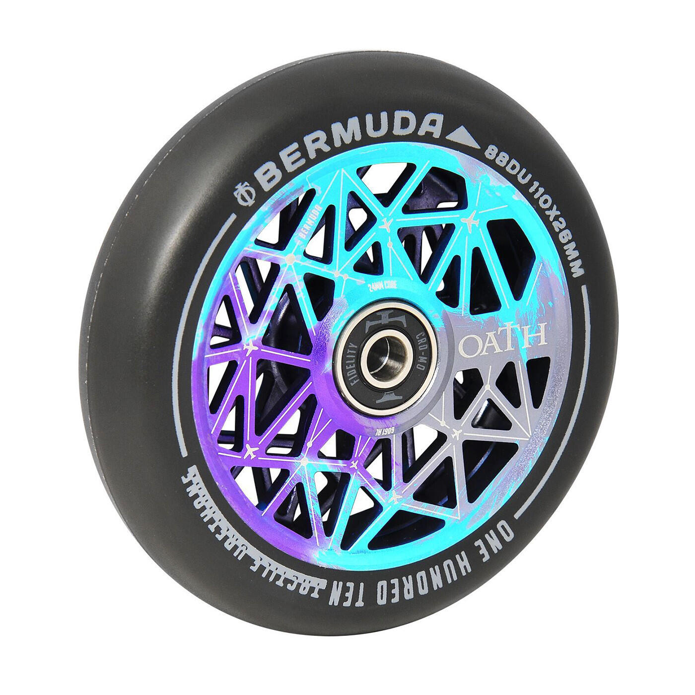 OATH Roue Bermuda Bleu Violet Titanium [x2] 3/6