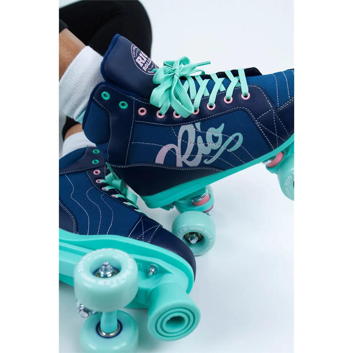 Roller Quad Lumina Navy/Vert 5/6