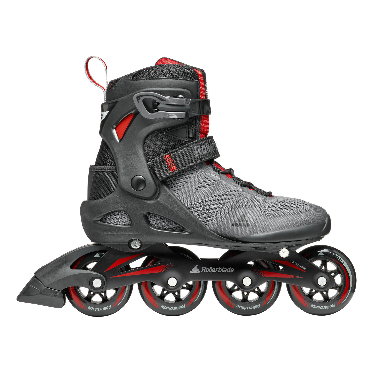 ROLLERBLADE Roller Fitness Macroblade 84 Gris foncé Rouge 4/6