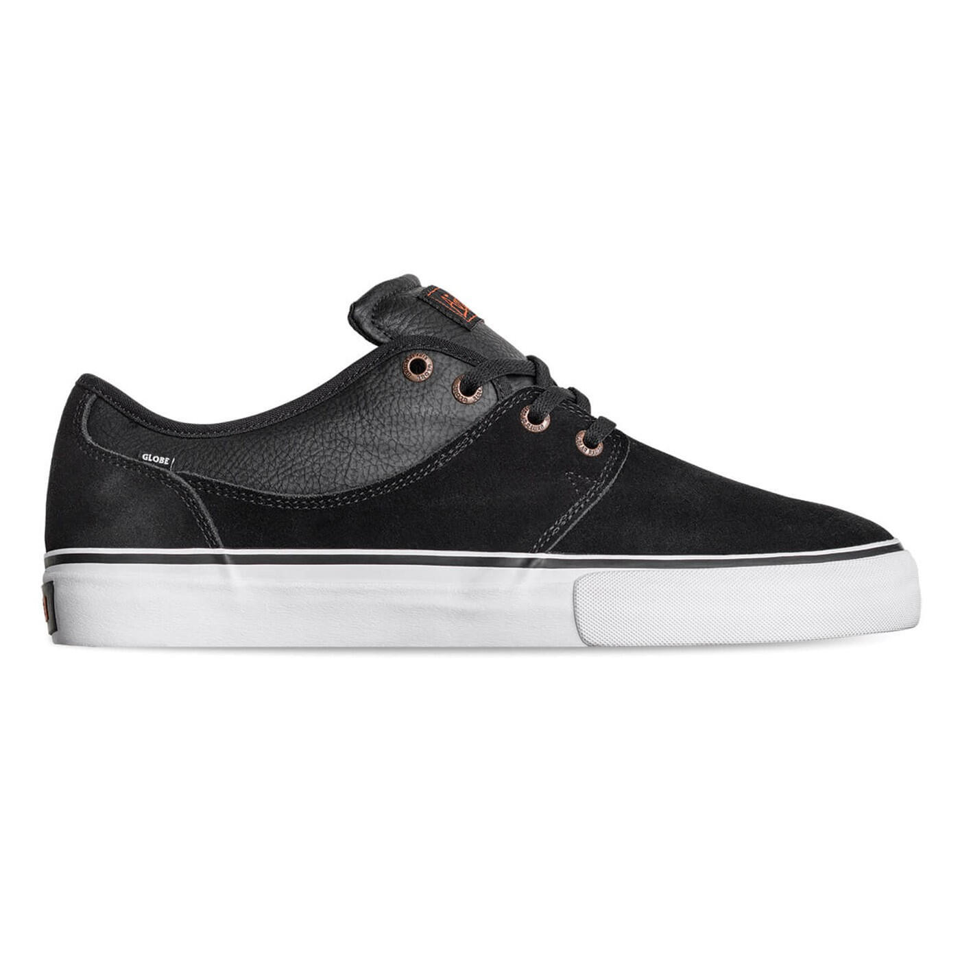 GLOBE Chaussure de skate MAHALO Noir Blanc Copper 3/4