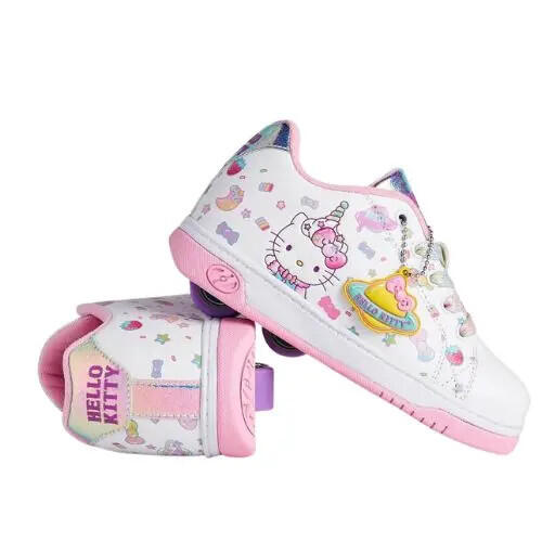 HEELYS x HELLO KITTY Chaussure à roulettes Split X2 HKC (HE01529100) Blanc Rose 3/6